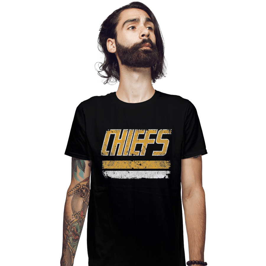 Shirts Fitted Shirts, Mens / Small / Black Chiefs Retro