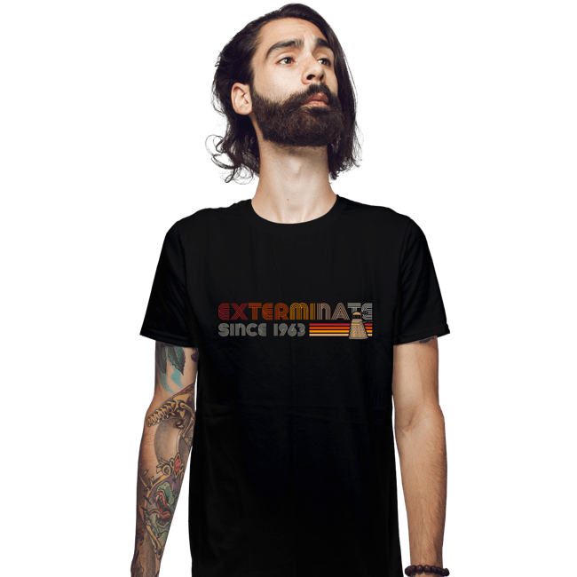 Daily_Deal_Shirts Fitted Shirts, Mens / Small / Black Exterminate Since 1963