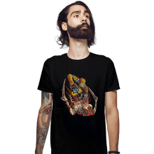 Load image into Gallery viewer, Shirts Fitted Shirts, Mens / Small / Black Necro Space
