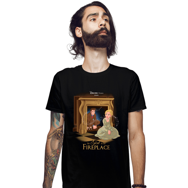 Shirts Fitted Shirts, Mens / Small / Black The Girl In The Fireplace