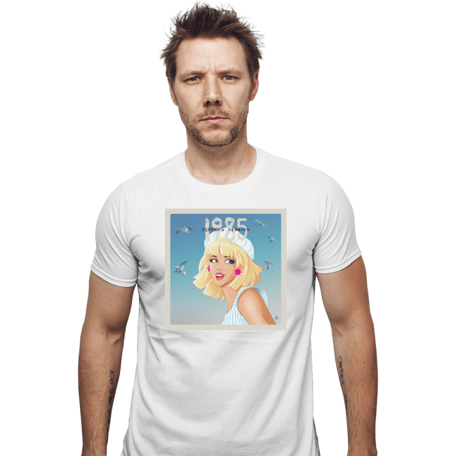 Daily_Deal_Shirts Fitted Shirts, Mens / Small / White 1985 Jerrica's Version