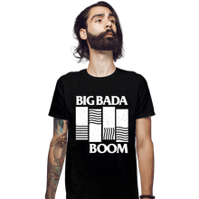 Load image into Gallery viewer, Daily_Deal_Shirts Fitted Shirts, Mens / Small / Black Big Bada Boom
