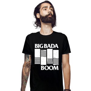 Daily_Deal_Shirts Fitted Shirts, Mens / Small / Black Big Bada Boom