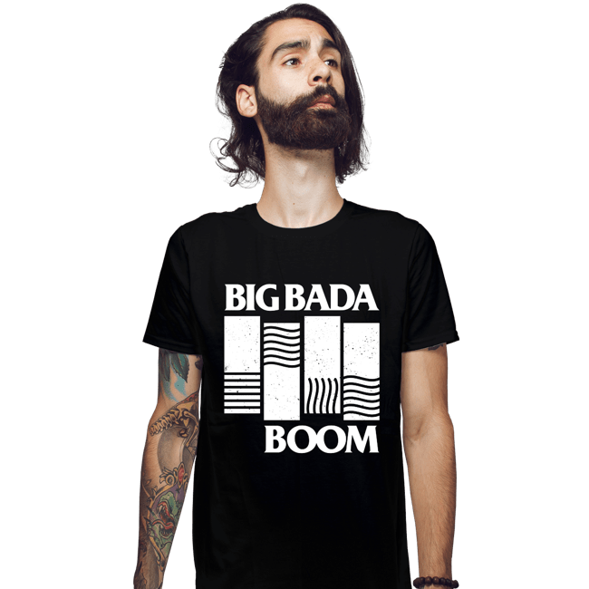 Daily_Deal_Shirts Fitted Shirts, Mens / Small / Black Big Bada Boom