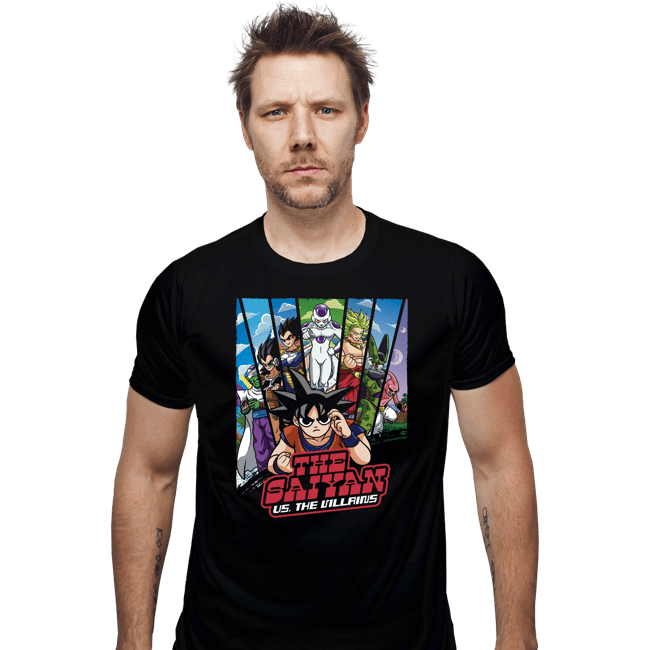 Secret_Shirts Fitted Shirts, Mens / Small / Black The Saiyan V The Villains
