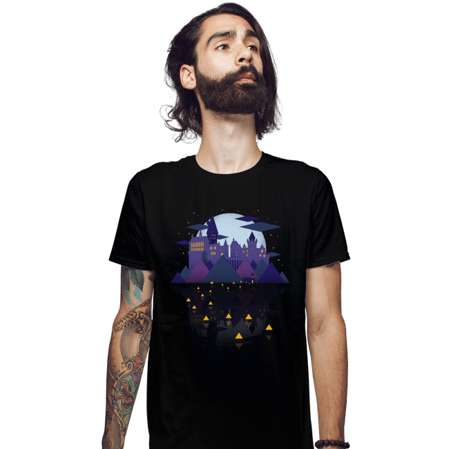 Daily_Deal_Shirts Fitted Shirts, Mens / Small / Black Wizard Castle