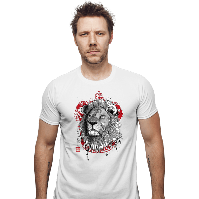 Shirts Fitted Shirts, Mens / Small / White Courage And Determination
