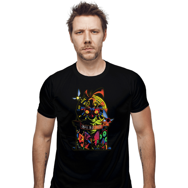 Secret_Shirts Fitted Shirts, Mens / Small / Black The Skull Kid Crew
