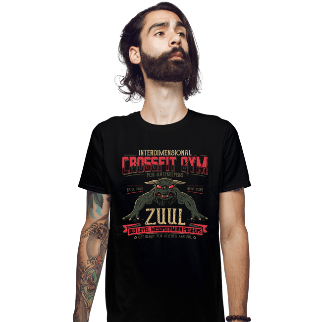 Daily_Deal_Shirts Fitted Shirts, Mens / Small / Black Interdimensional Crossfit