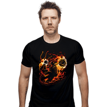 Load image into Gallery viewer, Daily_Deal_Shirts Fitted Shirts, Mens / Small / Black Blazing Vengeance
