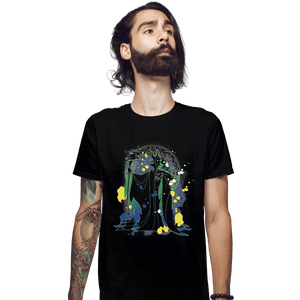 Shirts Fitted Shirts, Mens / Small / Black Dark Maleficent