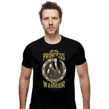 Load image into Gallery viewer, Shirts Fitted Shirts, Mens / Small / Black Princess and a Warrior
