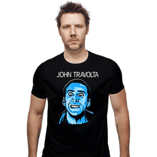 Load image into Gallery viewer, Daily_Deal_Shirts Fitted Shirts, Mens / Small / Black John Travolta
