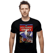 Load image into Gallery viewer, Secret_Shirts Fitted Shirts, Mens / Small / Black Moon Detective
