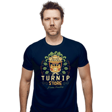 Load image into Gallery viewer, Shirts Fitted Shirts, Mens / Small / Navy The Best Turnip Store
