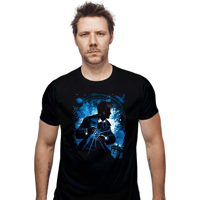 Daily_Deal_Shirts Fitted Shirts, Mens / Small / Black The 14th Doctor