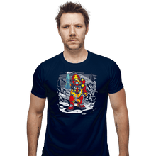 Load image into Gallery viewer, Shirts Fitted Shirts, Mens / Small / Navy Ridley Buster
