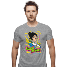 Load image into Gallery viewer, Shirts Fitted Shirts, Mens / Small / Sports Grey Fresh Prince Of All Saiyans
