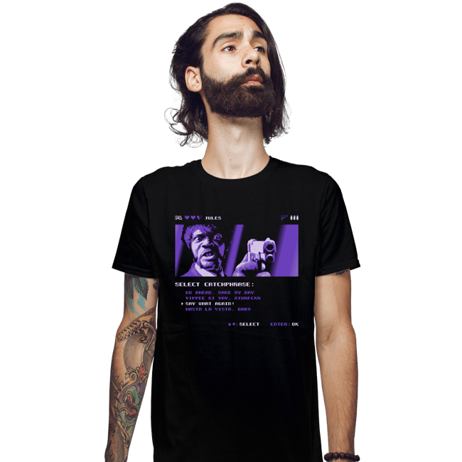 Shirts Fitted Shirts, Mens / Small / Black Say What Again