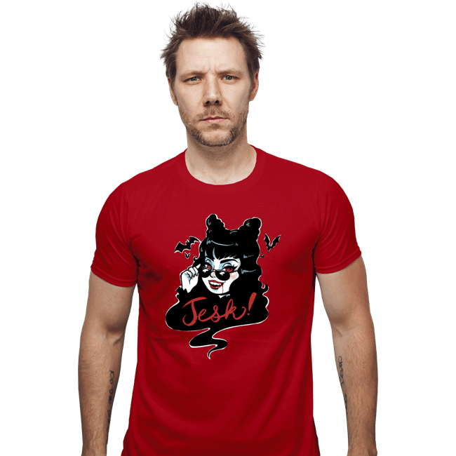 Daily_Deal_Shirts Fitted Shirts, Mens / Small / Red Jesk!