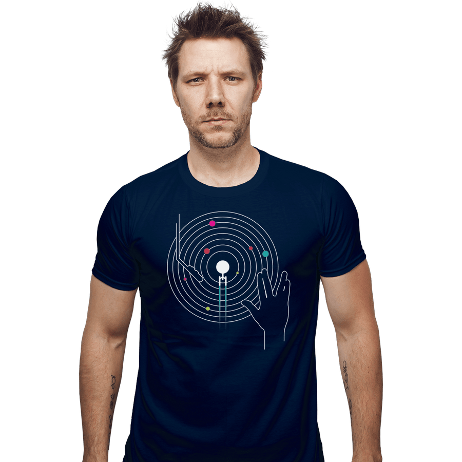 Shirts Fitted Shirts, Mens / Small / Navy Star Trek Vinyl