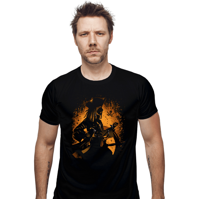 Daily_Deal_Shirts Fitted Shirts, Mens / Small / Black Legendary Pirate of the Seven Seas