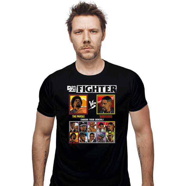 Secret_Shirts Fitted Shirts, Mens / Small / Black Denzel Fighter