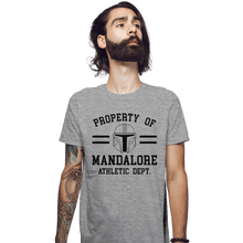 Load image into Gallery viewer, Secret_Shirts Fitted Shirts, Mens / Small / Sports Grey Property Of Mandalore
