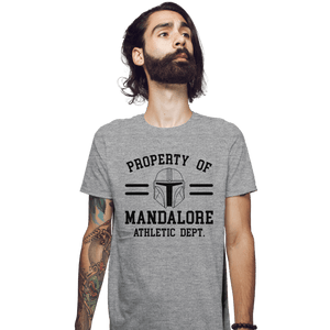 Secret_Shirts Fitted Shirts, Mens / Small / Sports Grey Property Of Mandalore