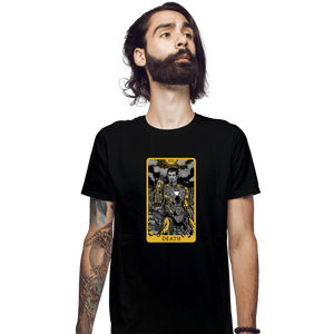 Shirts Fitted Shirts, Mens / Small / Black Tarot Death