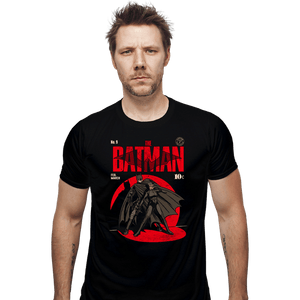 Daily_Deal_Shirts Fitted Shirts, Mens / Small / Black Bat Comics