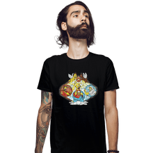 Load image into Gallery viewer, Shirts Fitted Shirts, Mens / Small / Black Holy Donut

