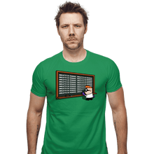 Load image into Gallery viewer, Daily_Deal_Shirts Fitted Shirts, Mens / Small / Irish Green French Chalkboard
