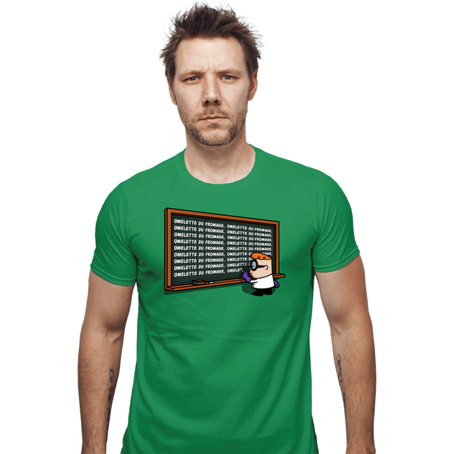 Daily_Deal_Shirts Fitted Shirts, Mens / Small / Irish Green French Chalkboard