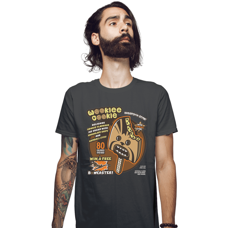 Shirts Fitted Shirts, Mens / Small / Charcoal Wookiee Cookie