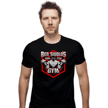 Load image into Gallery viewer, Shirts Fitted Shirts, Mens / Small / Black Ben Swolo&#39;s Gym
