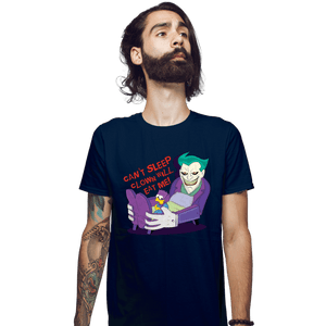 Secret_Shirts Fitted Shirts, Mens / Small / Navy Can't Sleep Clowns Will Eat Me