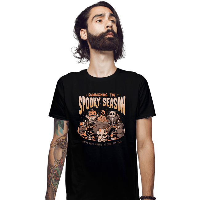 Secret_Shirts Fitted Shirts, Mens / Small / Black Summon The Spooky Season