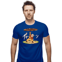 Load image into Gallery viewer, Daily_Deal_Shirts Fitted Shirts, Mens / Small / Royal Blue Avatar Disk
