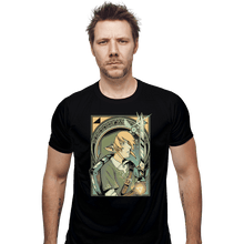Load image into Gallery viewer, Shirts Fitted Shirts, Mens / Small / Black Hylian Warrior
