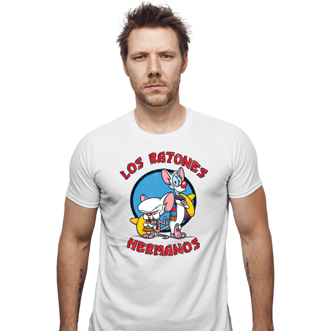 Daily_Deal_Shirts Fitted Shirts, Mens / Small / White Los Ratones Hermanos