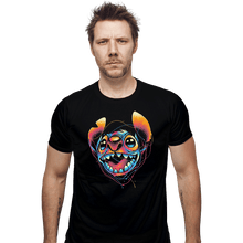 Load image into Gallery viewer, Shirts Fitted Shirts, Mens / Small / Black Colorful Friend

