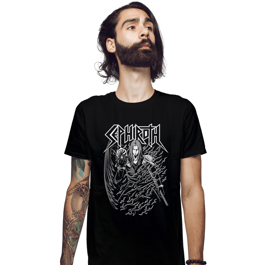 Shirts Fitted Shirts, Mens / Small / Black Fantasy Angel