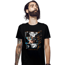 Load image into Gallery viewer, Daily_Deal_Shirts Fitted Shirts, Mens / Small / Black Fusion Vegito
