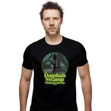 Load image into Gallery viewer, Daily_Deal_Shirts Fitted Shirts, Mens / Small / Black Dagobah Wellness Retreat
