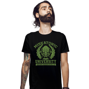 Shirts Fitted Shirts, Mens / Small / Black Miskatonic University