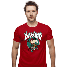 Load image into Gallery viewer, Secret_Shirts Fitted Shirts, Mens / Small / Red Dasher Thrasher
