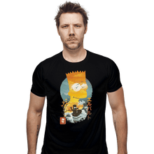 Load image into Gallery viewer, Shirts Fitted Shirts, Mens / Small / Black Bart Ukiyoe
