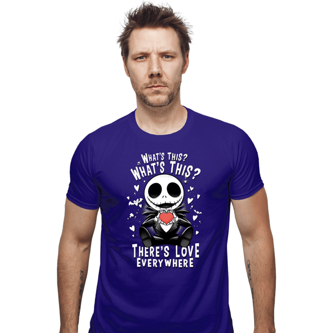 Daily_Deal_Shirts Fitted Shirts, Mens / Small / Violet There's Love In The Air