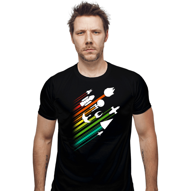 Shirts Fitted Shirts, Mens / Small / Black Warp Speed